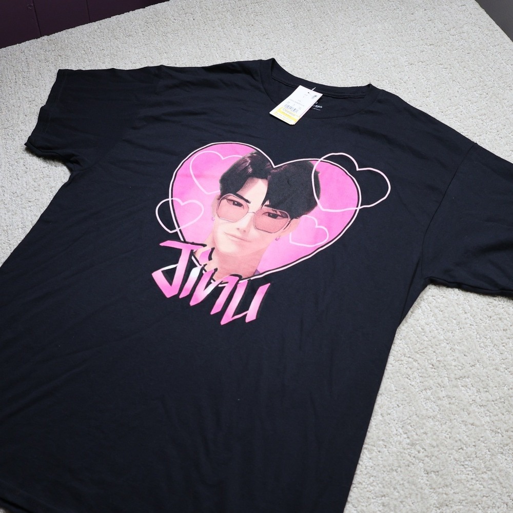Netflix K-Pop Demon Hunters Jinu Graphic T-Shirt Black Large NEKP017GSC